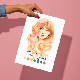 Säsong Färg-analysartikel av typen True Vår Poster