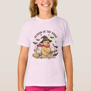 Säsong för Pooh Halloween T-Shirt Cute Witch