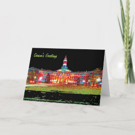 Säsong hälsningar, Denver, CO-stad & län Bldg. Helgkort