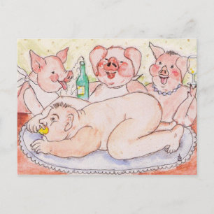 Säsong hälsningar helg vykort