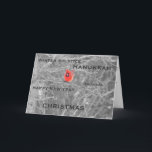 Säsong hälsningar, helgdagkort helgkort<br><div class="desc">En för allt kort för nytt år. Huruvida är det det nya året, jul, Kwanzaa, vintersolsticen, Hanukkah. Fira det med dig älskade. Det huvudsakliga fotoet tas i min trädgård. De inre snöflingorna avbildar i anpassat från https://pixabay.com som detta kort är anpassadet. Det inre tomma utrymmet erbjuder dig nog rum att...</div>