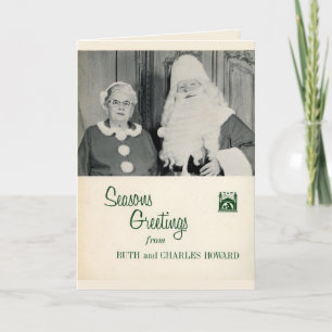Säsong hälsningar helgkort