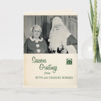 Säsong hälsningar helgkort