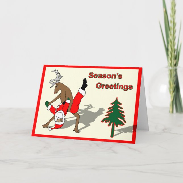 säsong hälsningar helgkort (Framsida)