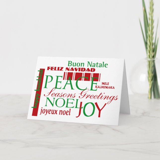 Säsong hälsningkort helgkort (Framsida)