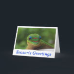 Säsong kort för djurliv för hälsninghelgdag<br><div class="desc">Säsong hälsningar Julhälsningar kort med ett gulligt grönt geckokort som fotograferades i Hawaii.  Att matcha porto är tillgängligt.</div>