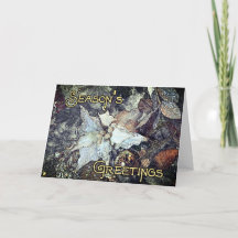 Säsong kort för hälsningprydnad