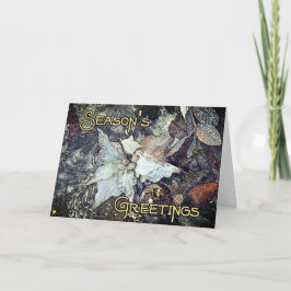 Säsong kort för hälsningprydnad