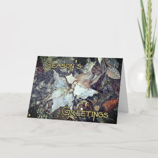 Säsong kort för hälsningprydnad