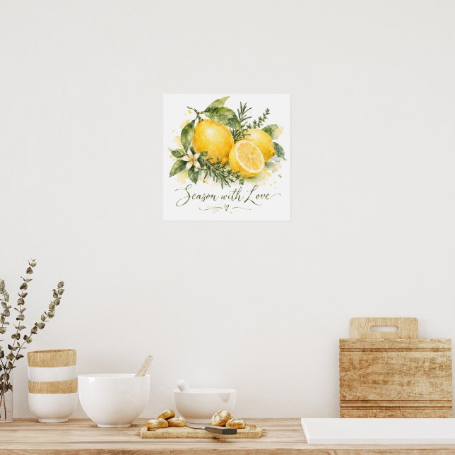 Säsong med kärlek poster (Kök)