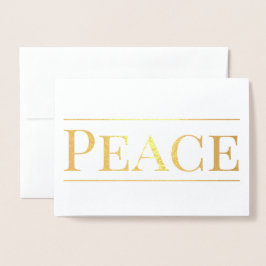 SÄSONG PEACE FOLIERAT KORT