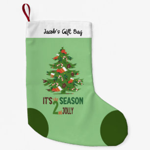 Säsong Personlig Kids Julgran Liten Julstrumpa