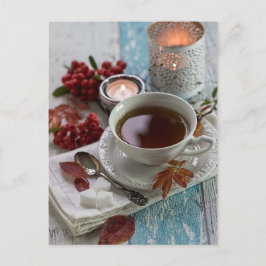 Säsong romantiska enbär lever fortfarande vykort