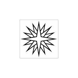 Säsong Star Decor Rubber Frimärke Stämpel