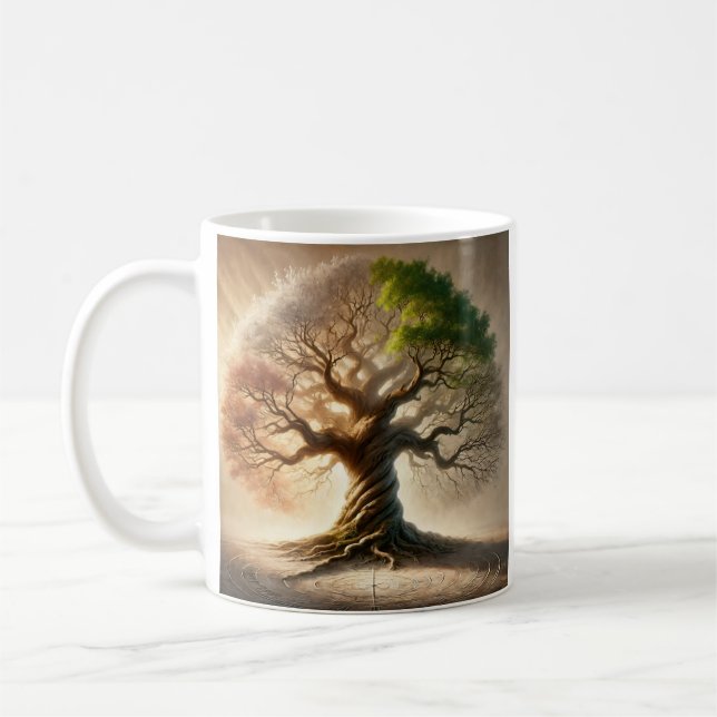 Säsong Träd Kaffemugg (Vänster)