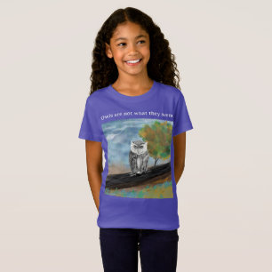 Säsong Uggla målning i naturunderverk T Shirt
