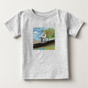 Säsong Uggla Skriv ut Baby T Shirt