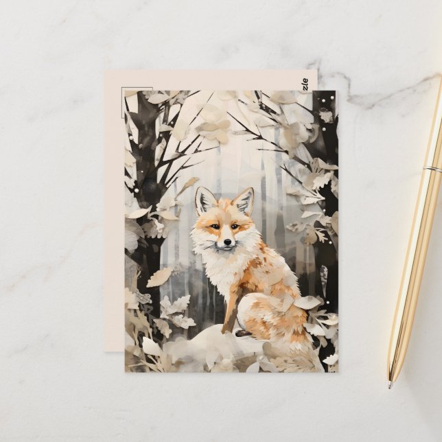 Säsong Winter polar björn älskare Vykort (Fram/Back In Situ)