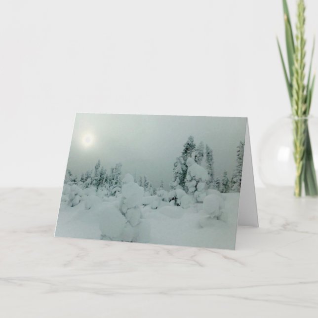 Säsongen för resonerar helgkort (Framsida)