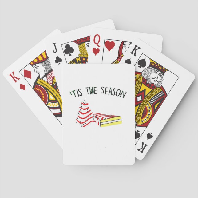 Säsongen Julgran Casinokort (Baksidan)