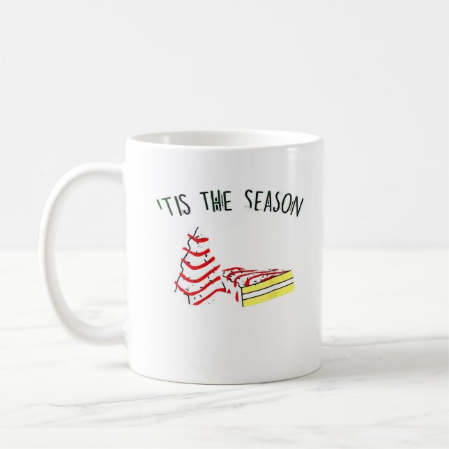 Säsongen Julgran Kaffemugg (Vänster)