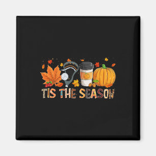 Säsongen Leopard Pumpkin Lacrosse Halloween Fall Magnet