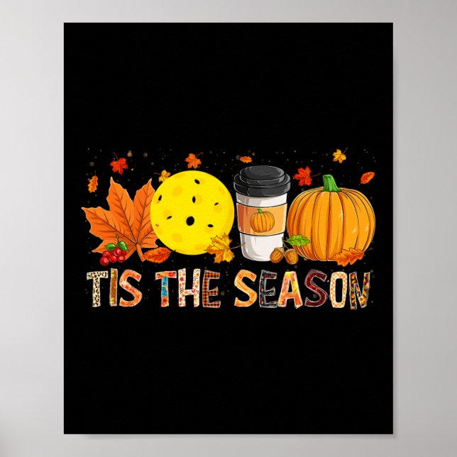Säsongen Leopard Pumpkin Picklell Halloween Fall Poster (Framsidan)