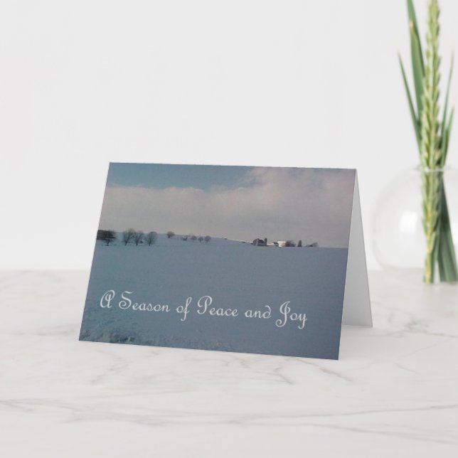Säsongen Peace and Joy Helgkort (Framsida)