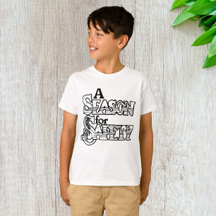 Säsongen Safety Black and White Motivational T Shirt