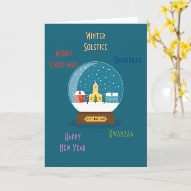 Säsongens gratulationskort med vikt kort (Gul blomma)