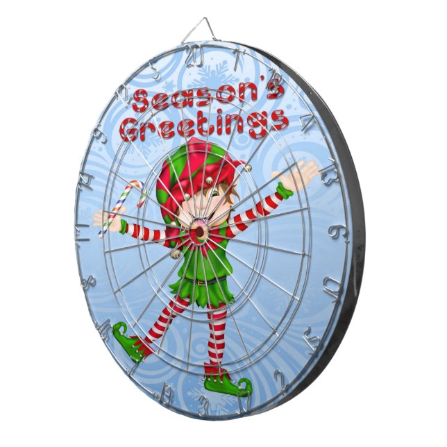 Säsongens Greetings Elf Dart Board Darttavla (Högra Framsidan)