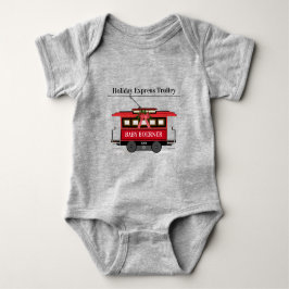 Säsongens Greetings Family Tram Trolley Streetcar T Shirt