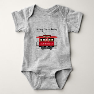 Säsongens Greetings Family Tram Trolley Streetcar T Shirt