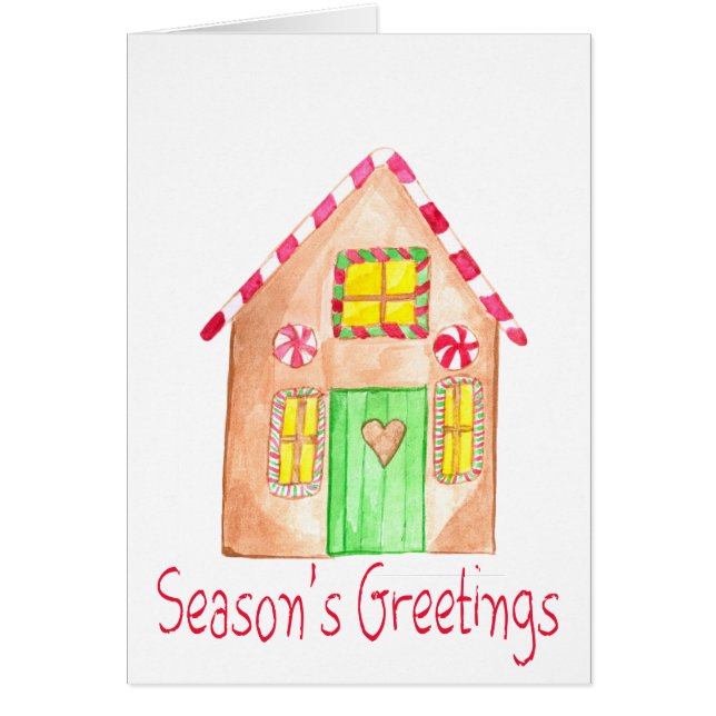 Säsongens Greetings Gingerworhouse Hälsningskort (Framsidan)