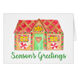 Säsongens Greetings Gingerworhouse Hälsningskort