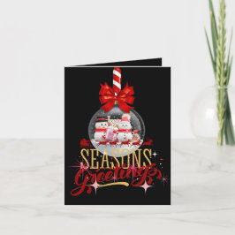 Säsongens Hälsning Helgkort