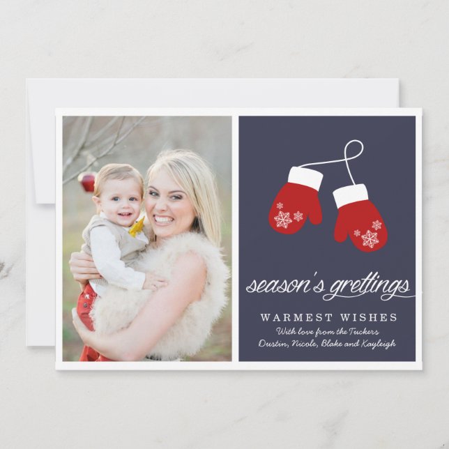 Säsongens hälsningar | CHRISTMAS Julkort (Framsida)