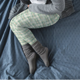 Säsongens hälsningar Gingham jul Leggings