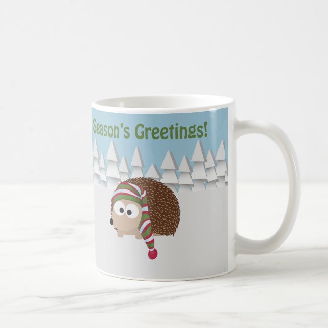 Säsongens hälsningar Hedgehog Kaffemugg (Höger)