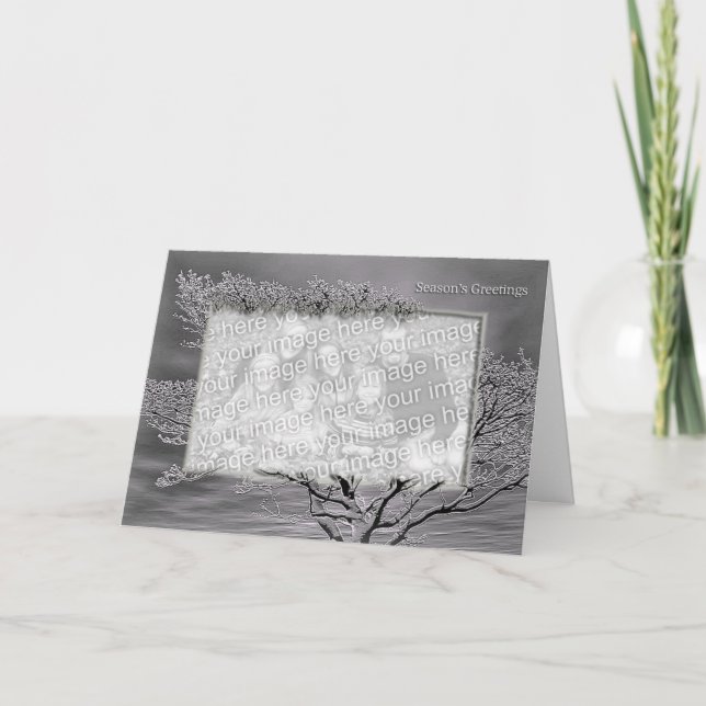 Säsongens hälsningar helgkort (Framsida)