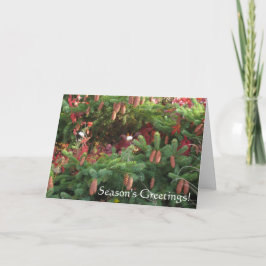 Säsongens hälsningar helgkort