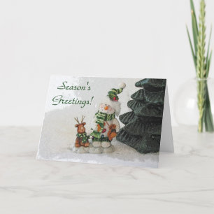 Säsongens hälsningar helgkort