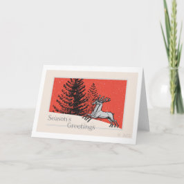 Säsongens hälsningar helgkort