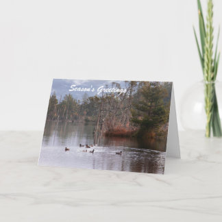 Säsongens hälsningar helgkort