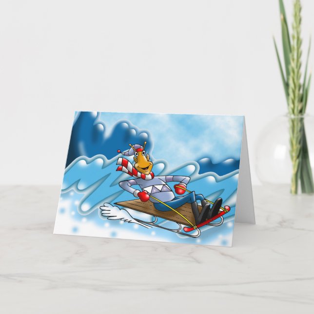 Säsongens hälsningar! helgkort (Framsida)