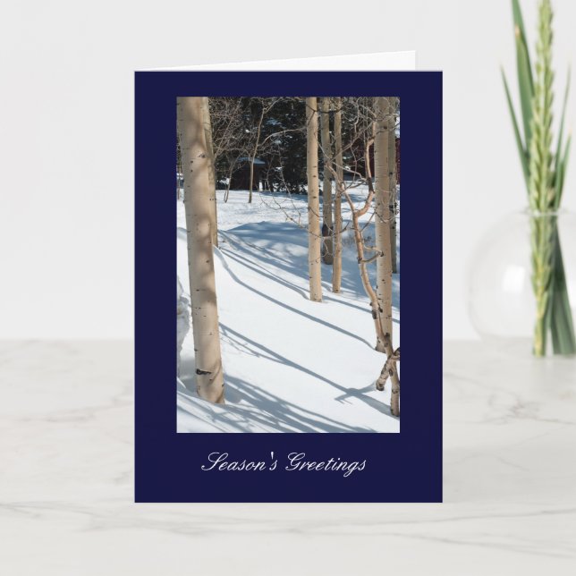 Säsongens hälsningar helgkort (Framsida)