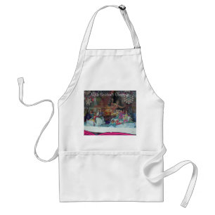 Säsongens hälsningar Ice Skating Apron Förkläde
