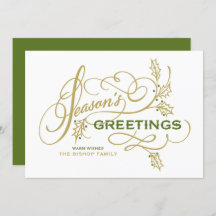 Säsongens hälsningar - Kalligrafi blommar