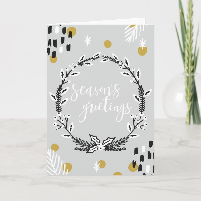 Säsongens hälsningar kort (Framsida)