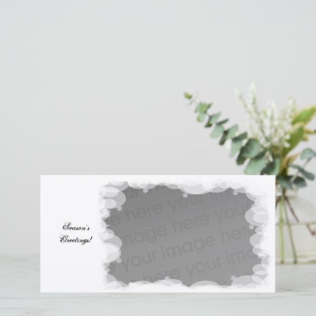 Säsongens hälsningar Mall! Julkort (Skapare uppladdad)